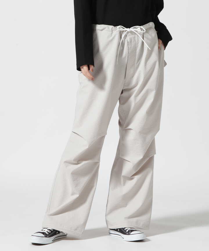 WILD THINGS/ワイルドシングス　Ws SEERSUCKER OVERPANTS シアサッカーオーバーパンツ　WTW23008SK