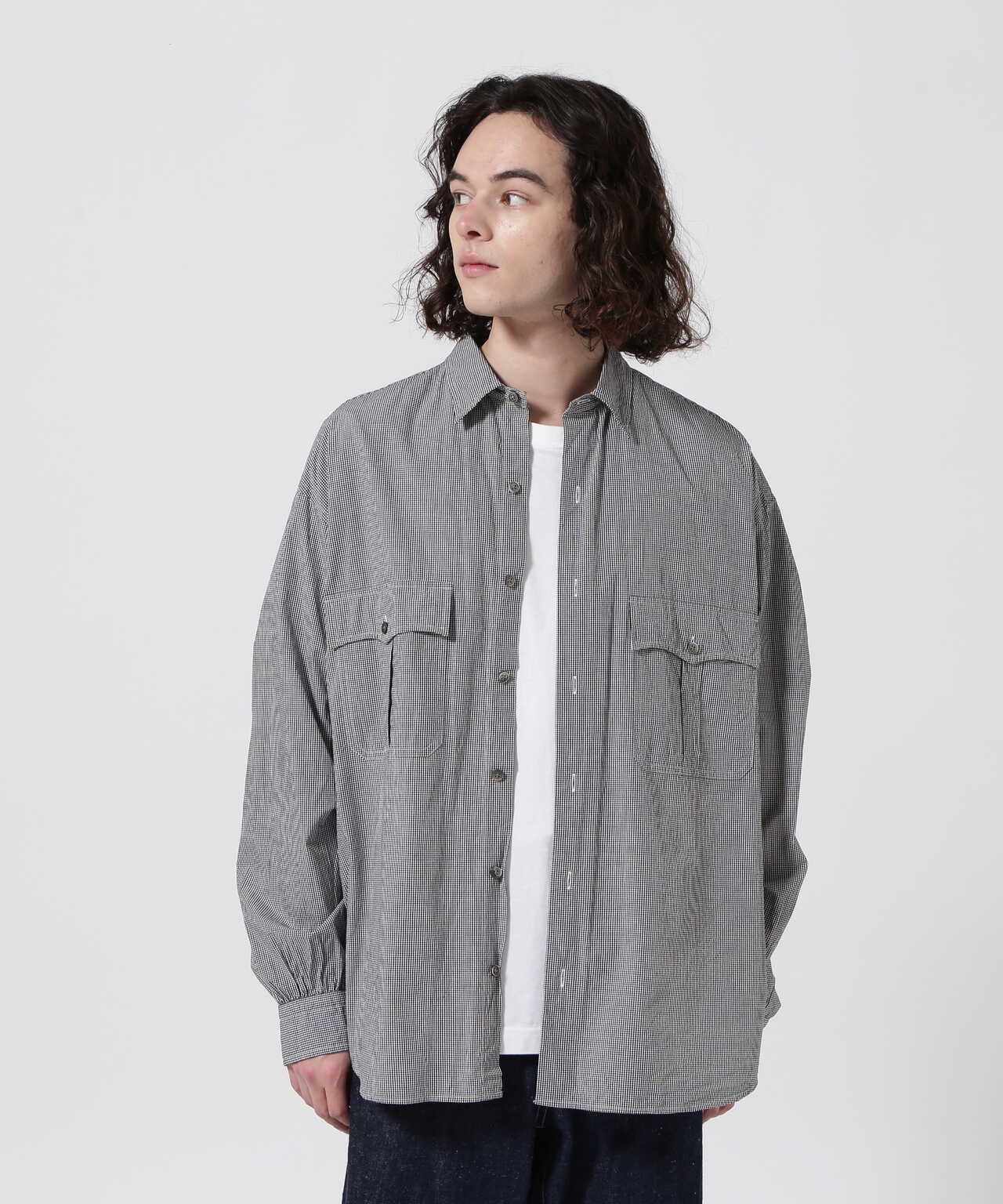 porter classic ポータークラシック ROLL UP SHIRT L - www