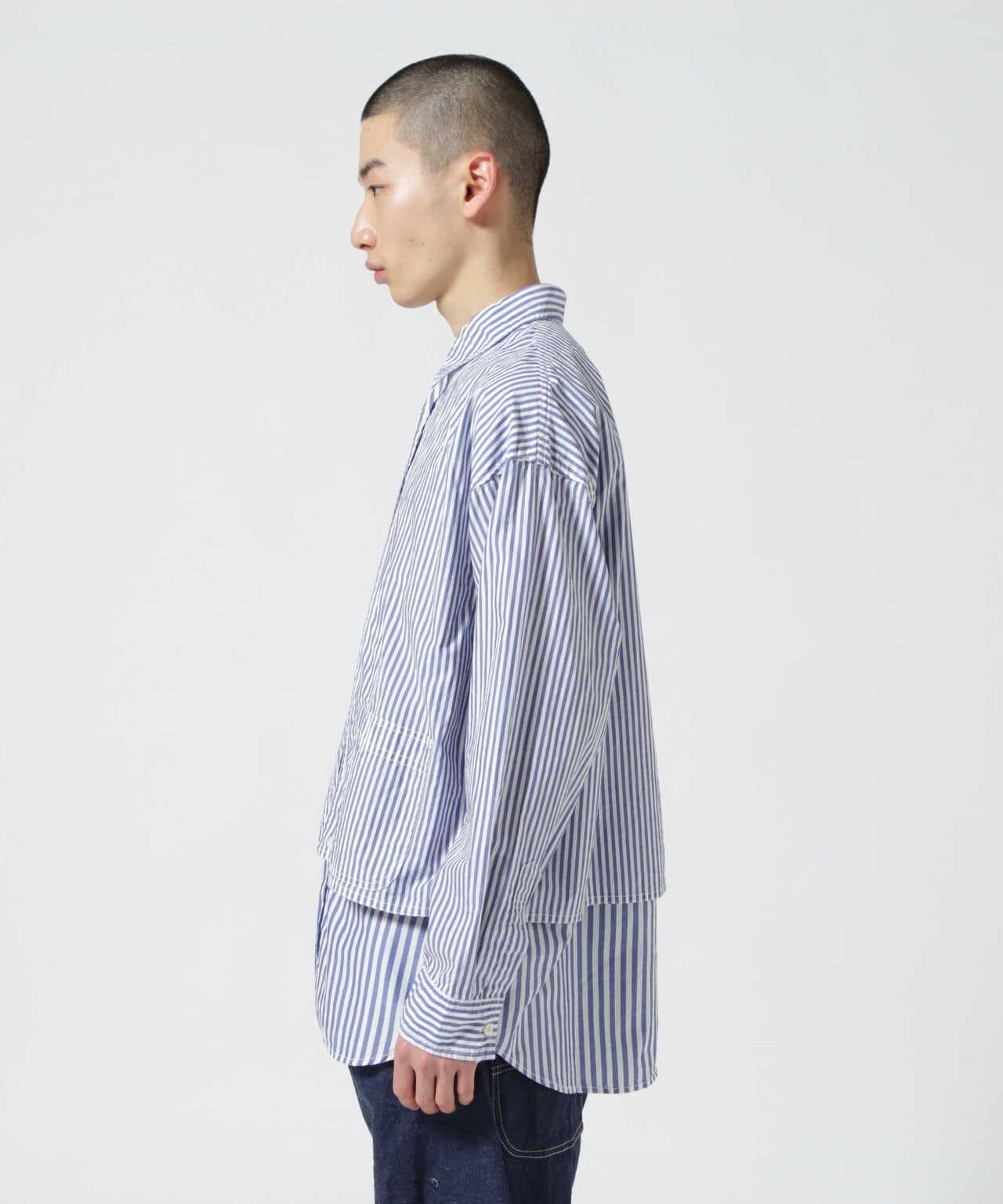 CAL O LINE /キャルオーライン BROAD PAINTER SHIRT ブロード