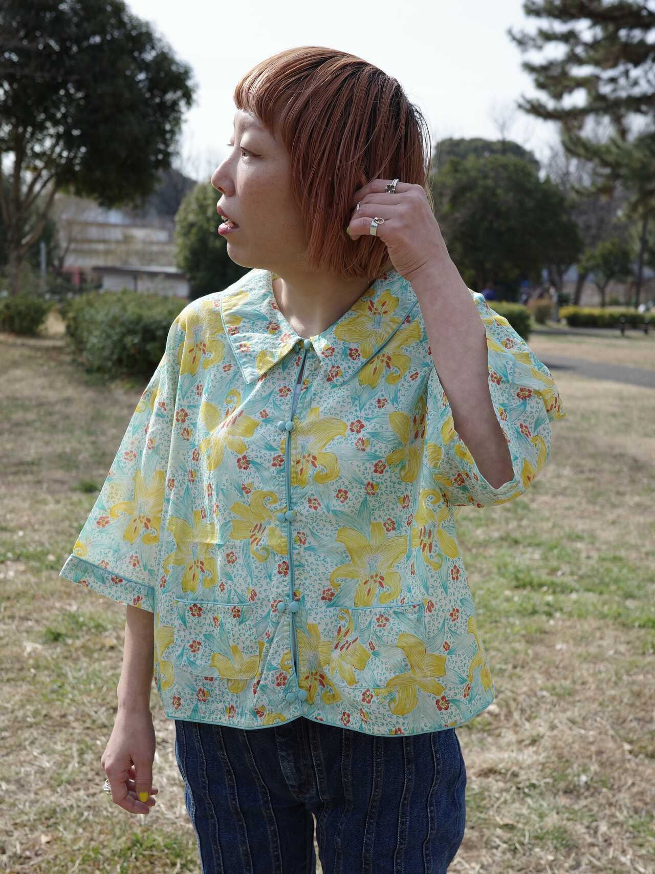 【AKRIS】コットンボイル シャツ