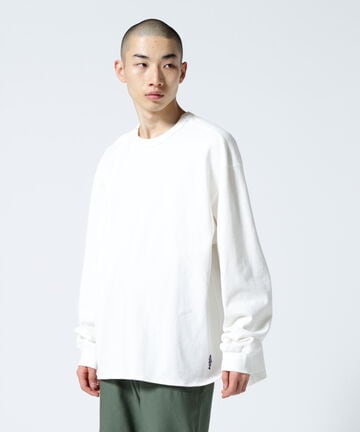 MANASTASH/マナスタッシュ　MS TUCK LONG SLEEVE TEE　タックロングスリーブティー