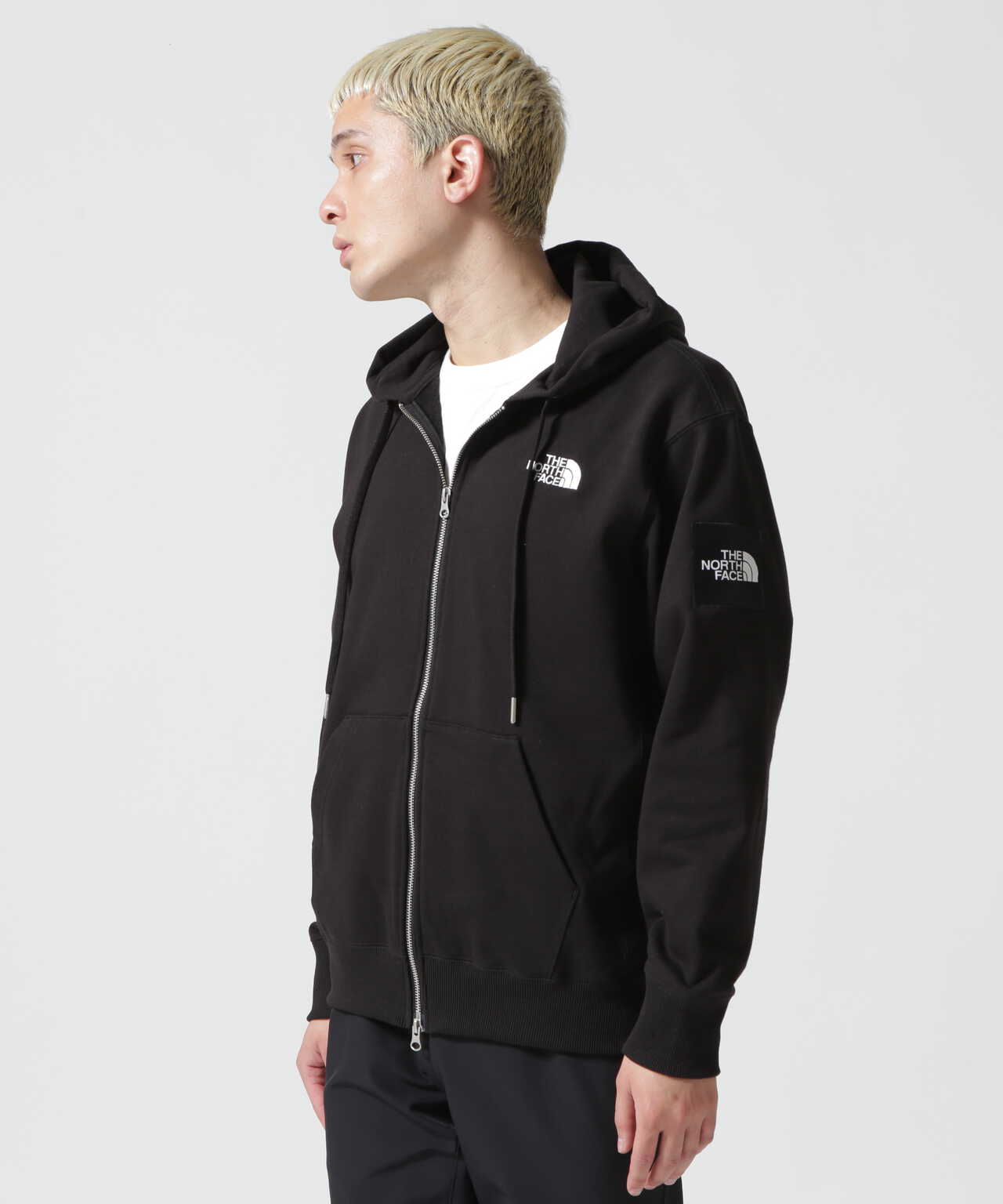 THE NORTH FACE/ザ・ノースフェイス Square Logo Full Zip スクエア 