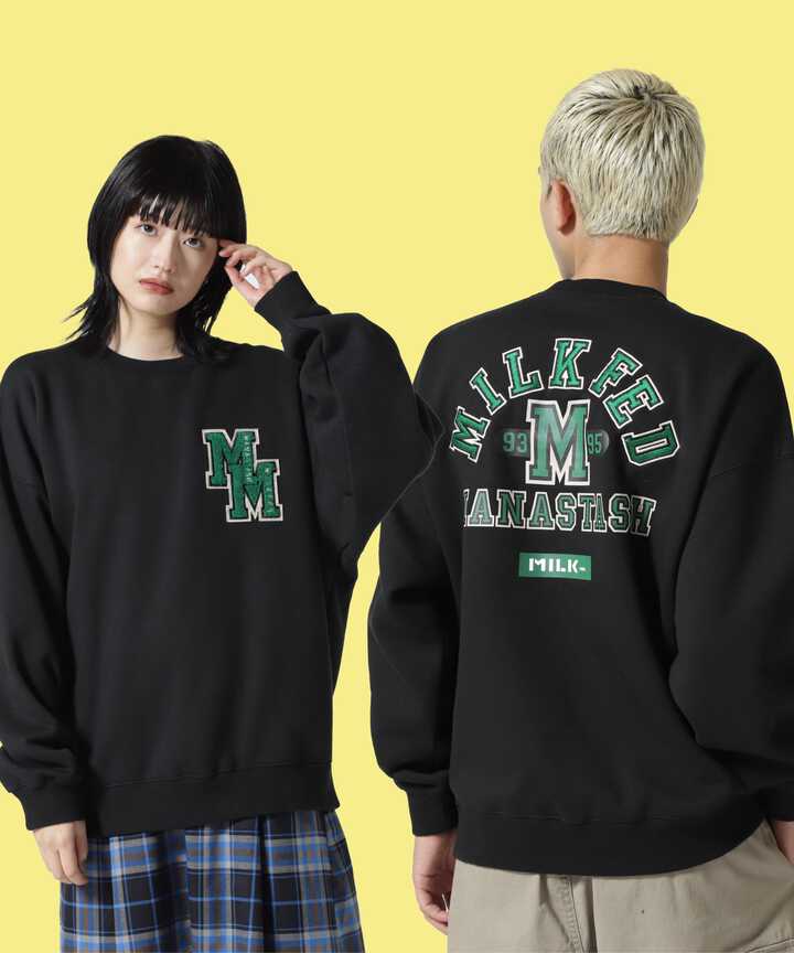 MILKFED. × MANASTASH /ミルクフェド×マナスタッシュ　SPECIAL CREW SWEAT スペシャルクルースウェット