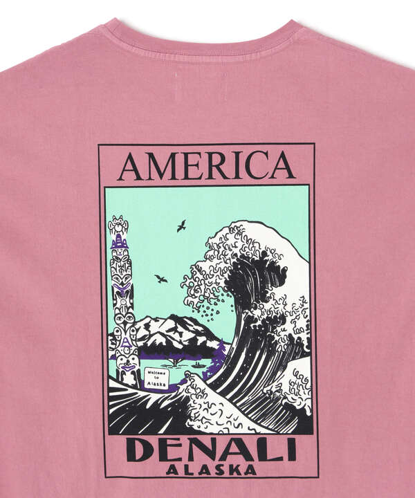 CAL O LINE /キャルオーライン　AMERICAN WAVE T-SHIRT　Ｔシャツ