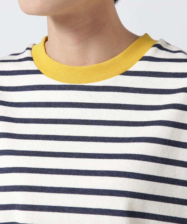 SOGLIA/ソリア　FRENCH SLEEVE T SHIRT BORDER　ボーダーＴ