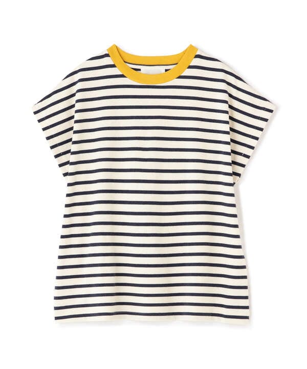 SOGLIA/ソリア　FRENCH SLEEVE T SHIRT BORDER　ボーダーＴ