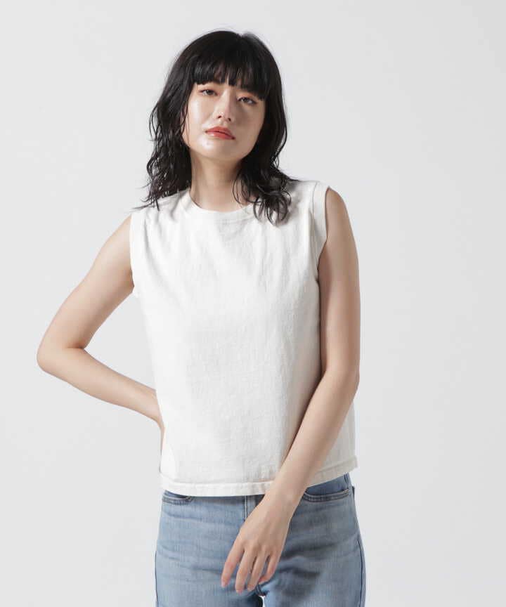 GOODWEAR/グッドウエア　W’s SLEEVELESS TOP　 ウィメンズ スリーブレストップ　ノースリーブ