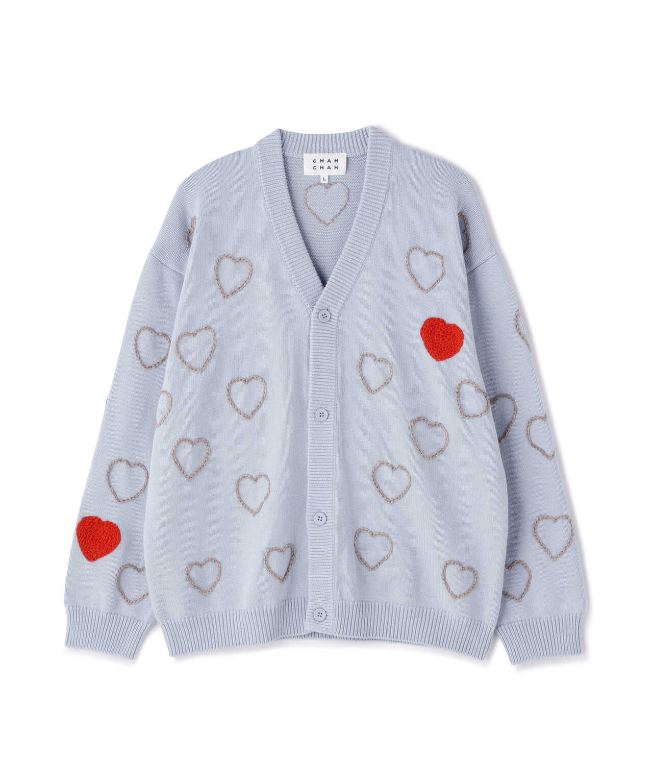 Chah Chah/チャーチャー CC HAPPY HEARTFULL CARDIGAN | BEAVER 