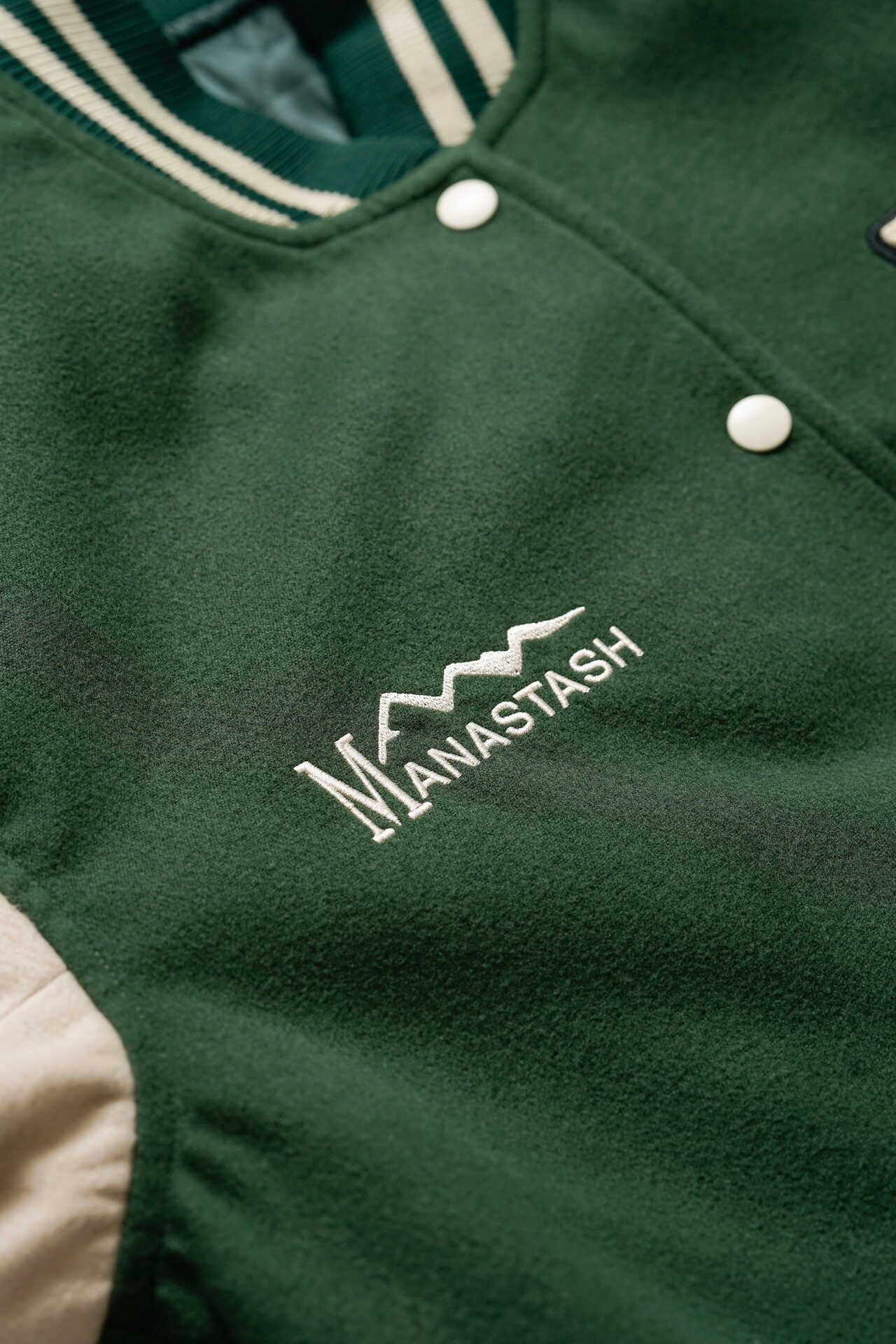 MILKFED.×MANASTASH/ミルクフェド×マナスタッシュ　SPECIAL STADIUM JUMPER　スタジャン　バーシティ