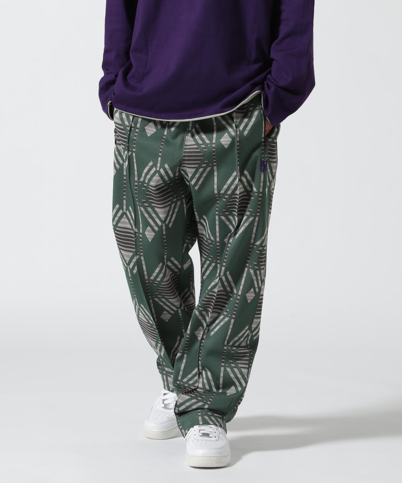 Needles(ニードルズ) Track Pant Poly Jacquard-