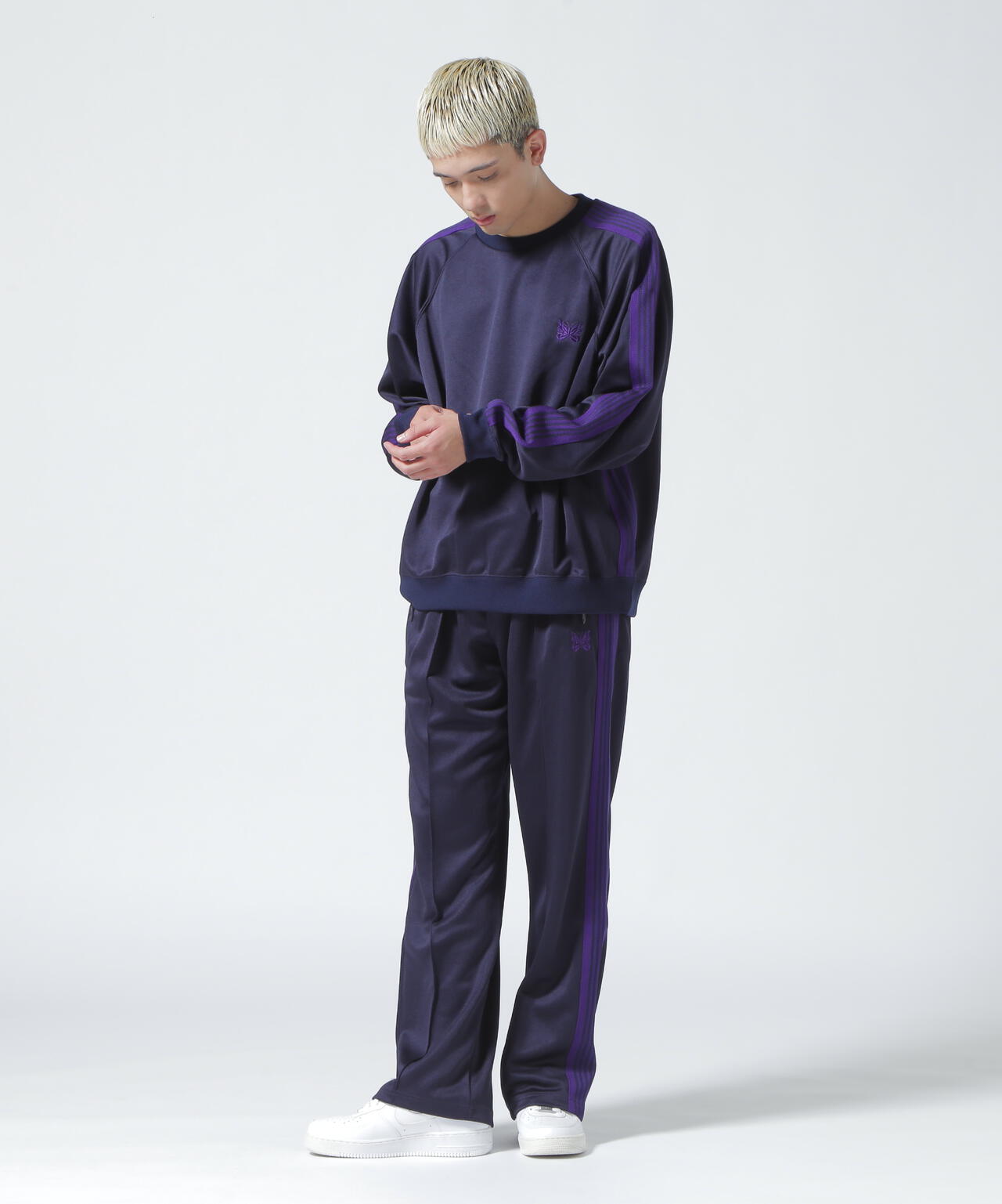 Needles/ニードルズ TRACK PANT - POLY SMOOTH | BEAVER ( ビーバー 