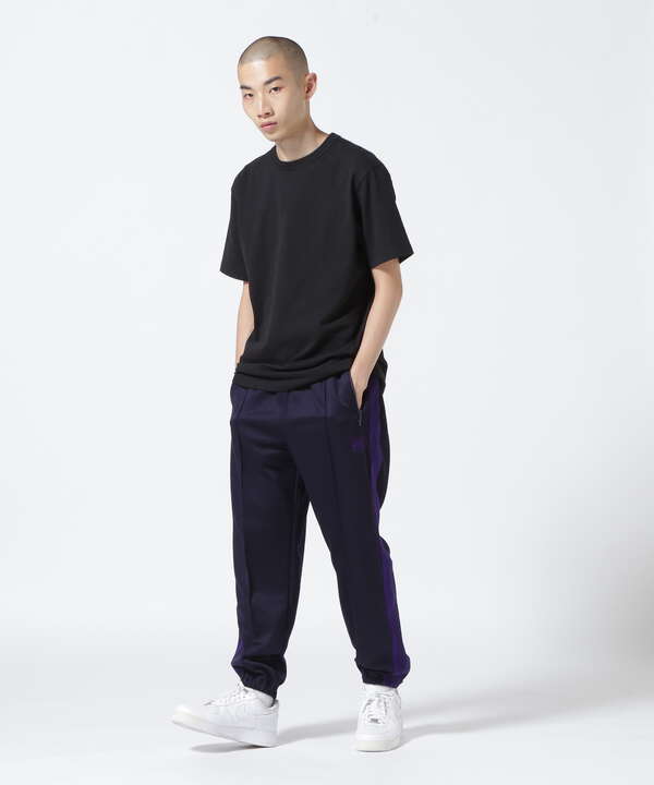 ビーバー/Needles/ニードルズ Zipped Track PANT - Poly Smooth ワイン XS メンズ パンツ(BEAVER)マルイ 通販 ワイン