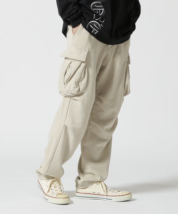 B omnivore/ビーオムニボー　SWEAT CARGO PANTS スウェットカーゴパンツ