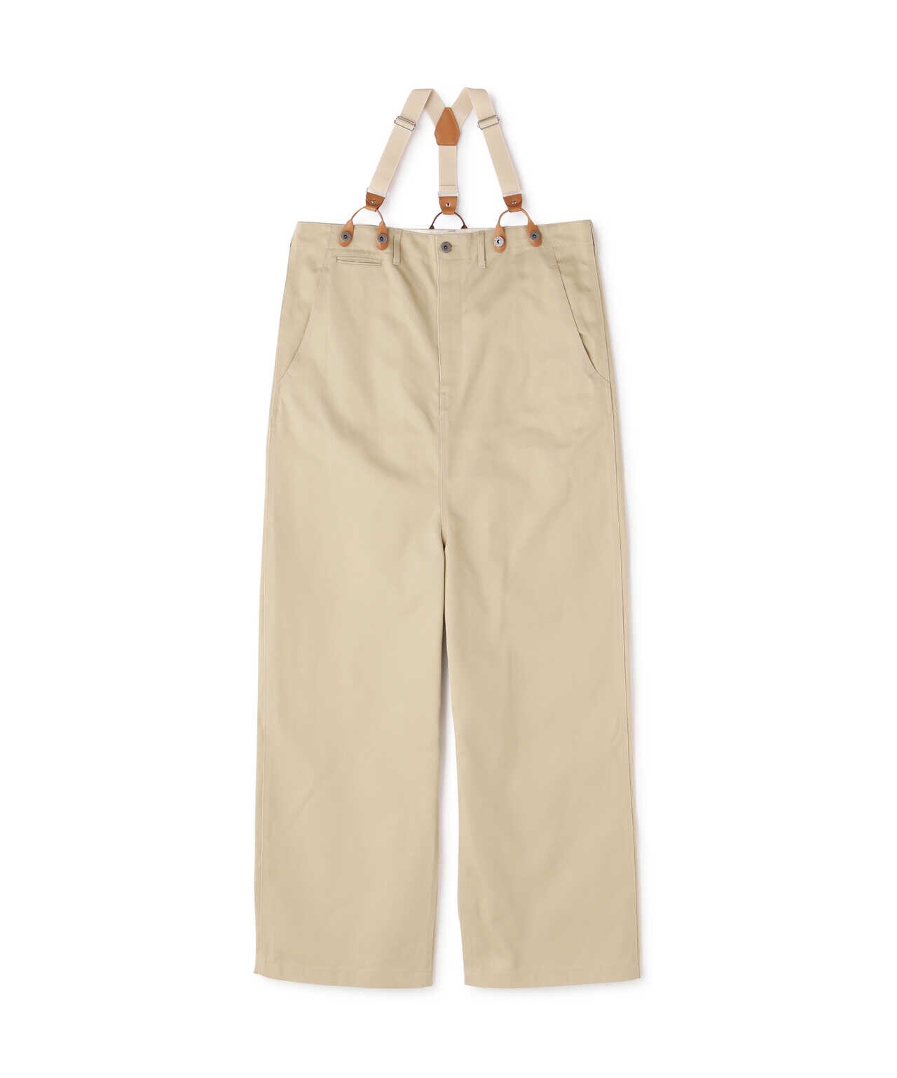 RHODOLIRION/ロドリリオン ARMY CHINOS SUSPENDERS PANT | BEAVER