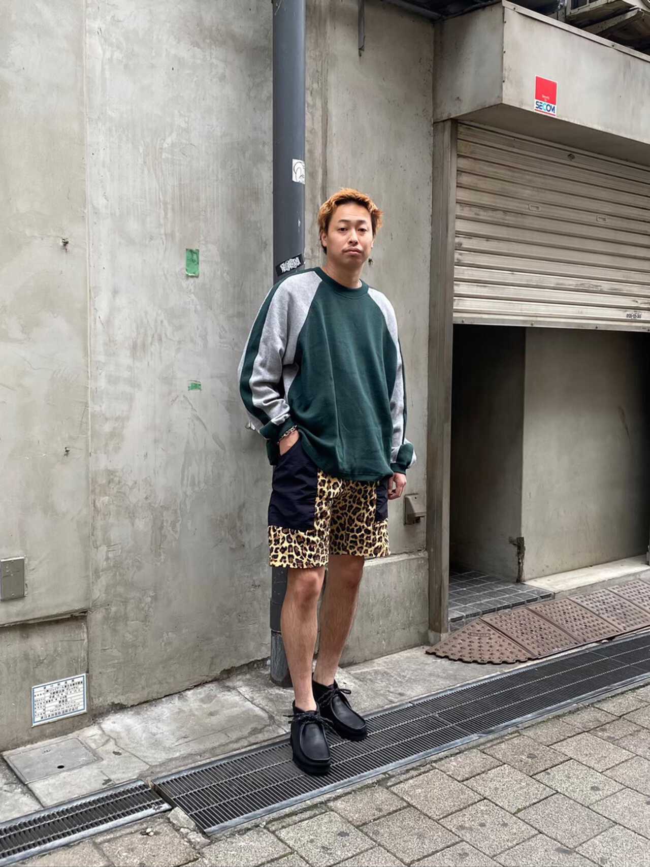 GRAMICCI × BEAVER　別注 SHELL GEAR LEOPARD SHORT 