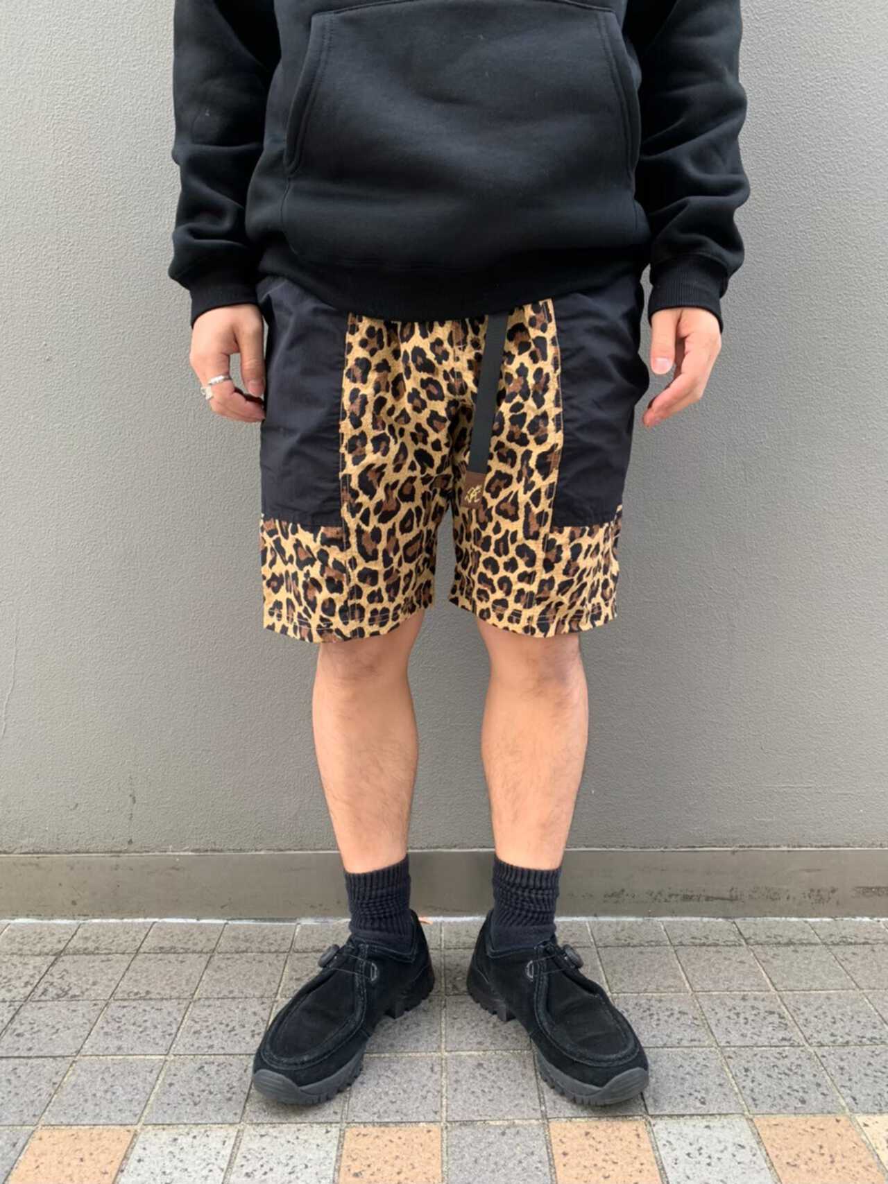 GRAMICCI × BEAVER　別注 SHELL GEAR LEOPARD SHORT 