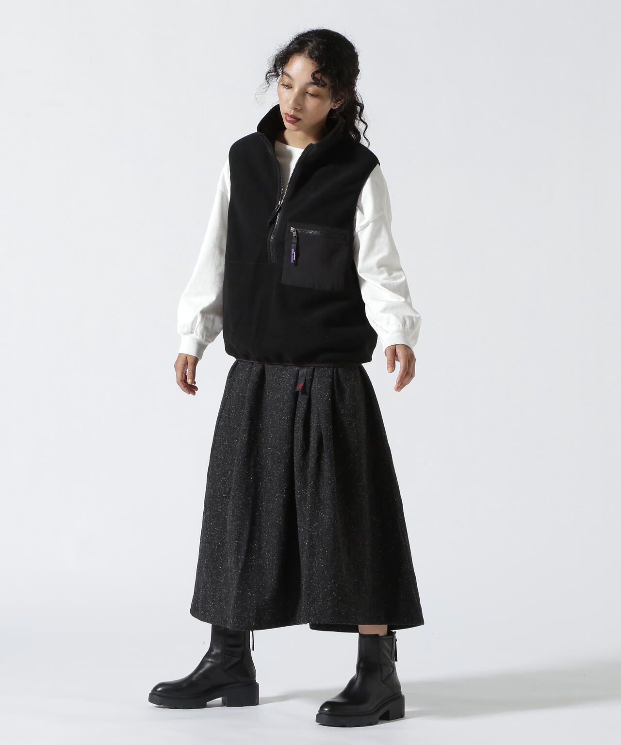 GRAMICCI/グラミチ WOOL TALECUT SKIRT | BEAVER ( ビーバー ) | US