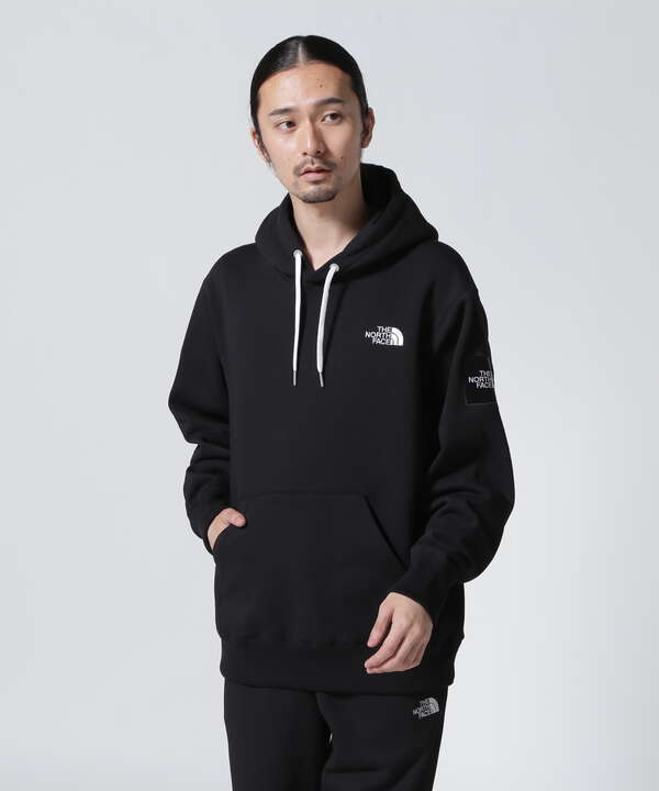 美品》THE NORTH FACE スクエアロゴフーディ-