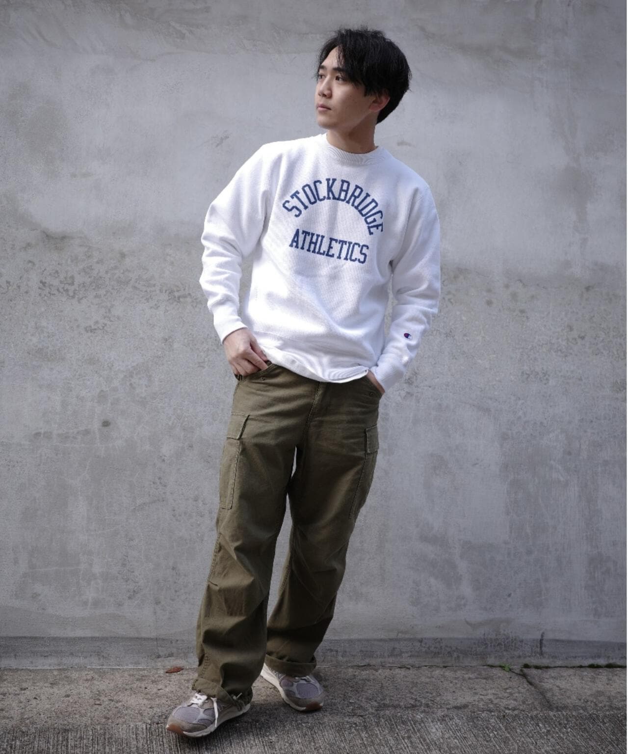 Champion/REVERSE WEAVE CREW NECK SWEATSHIRT 