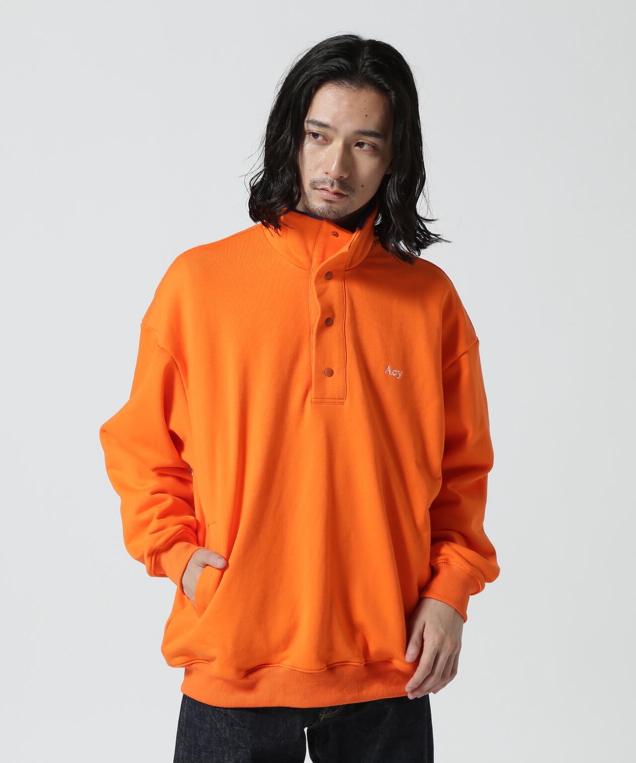 Acy /エーシー HI NECK SWEAT | BEAVER ( ビーバー ) | US ONLINE