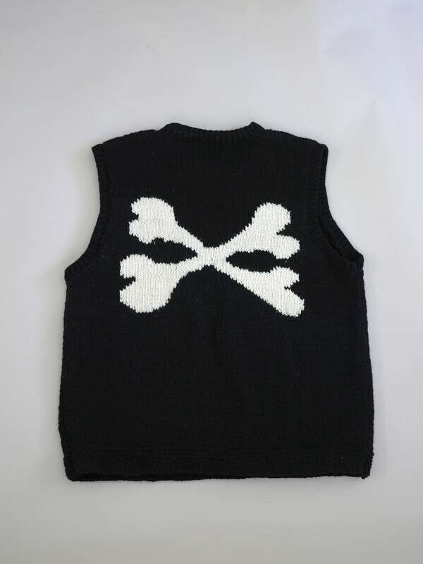 MacMahon Knitting Mills/マクマホン 別注Cross Bone Vest