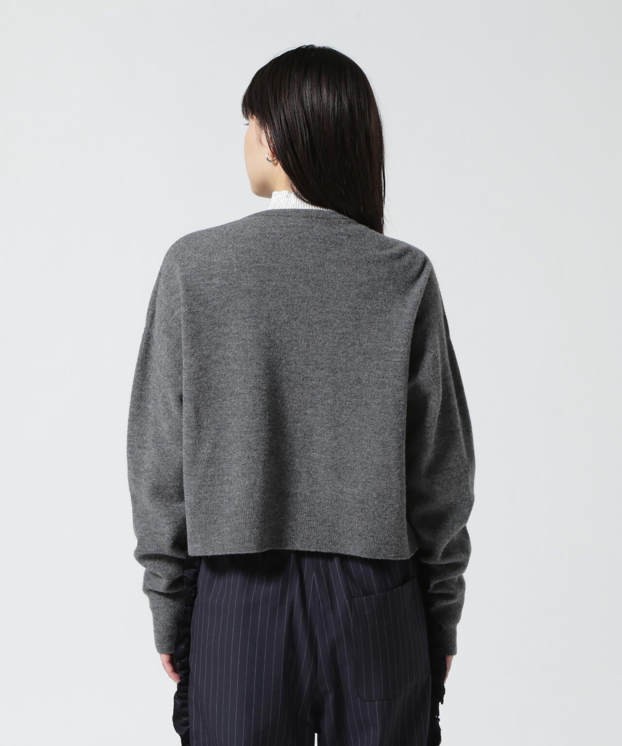 RHODOLIRION/ロドリリオン BOILED WOOL KNIT CARDIGAN | BEAVER