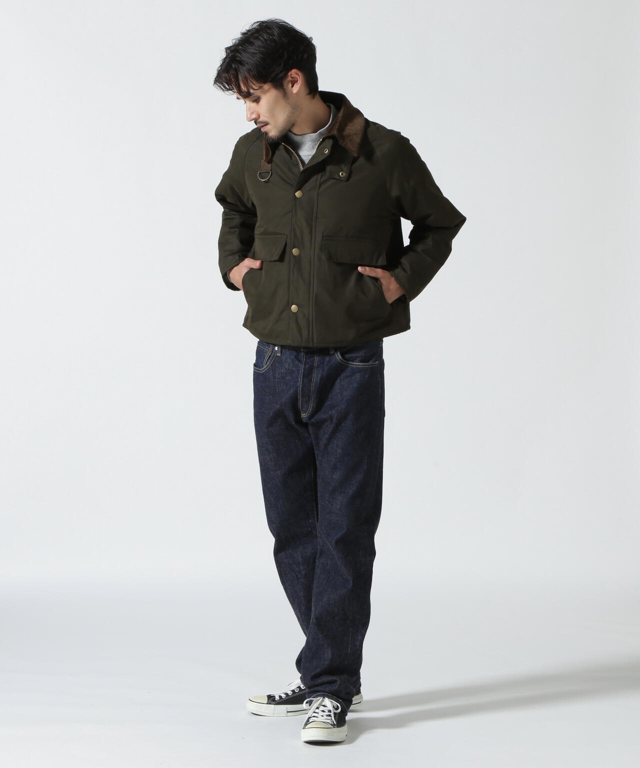 希少M Barbour SPEY  B\u0026Y別注素人の採寸です