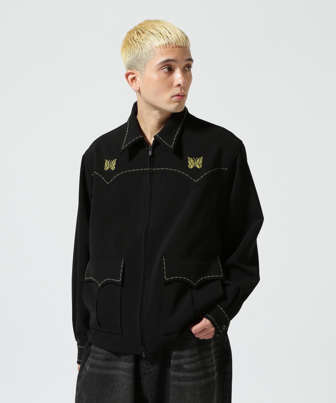 【needles】sports jacket ブラック サイズM ニードルス定価41800円