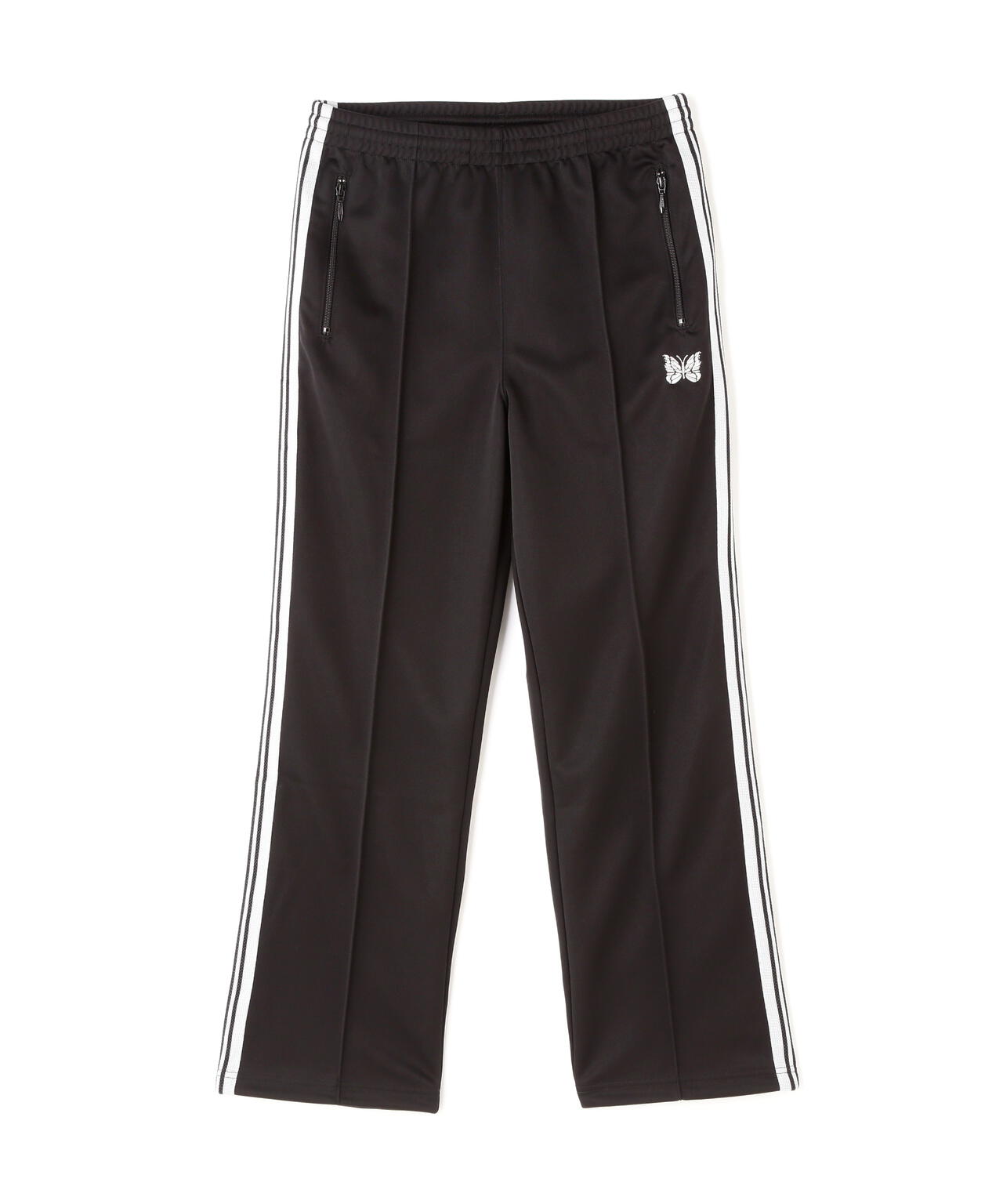 Needles 別注Track Pant-Poly Smooth BLACK S-