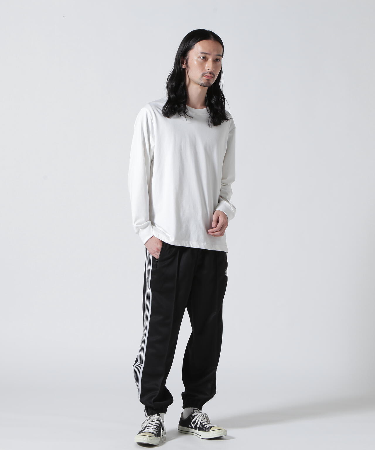 Needles/ニードルズ 別注Zipped TRACK PANT - POLY SMOOTH | BEAVER 