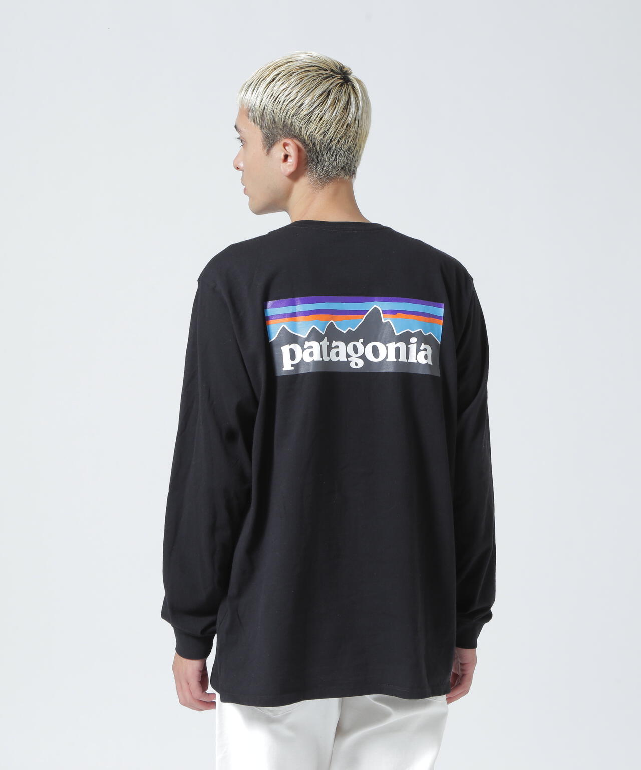 底値Sサイズ　Patagonia ロングスリーブP-6ロゴ レスポンシビリティー Tシャツ/カットソー(七分/長袖)