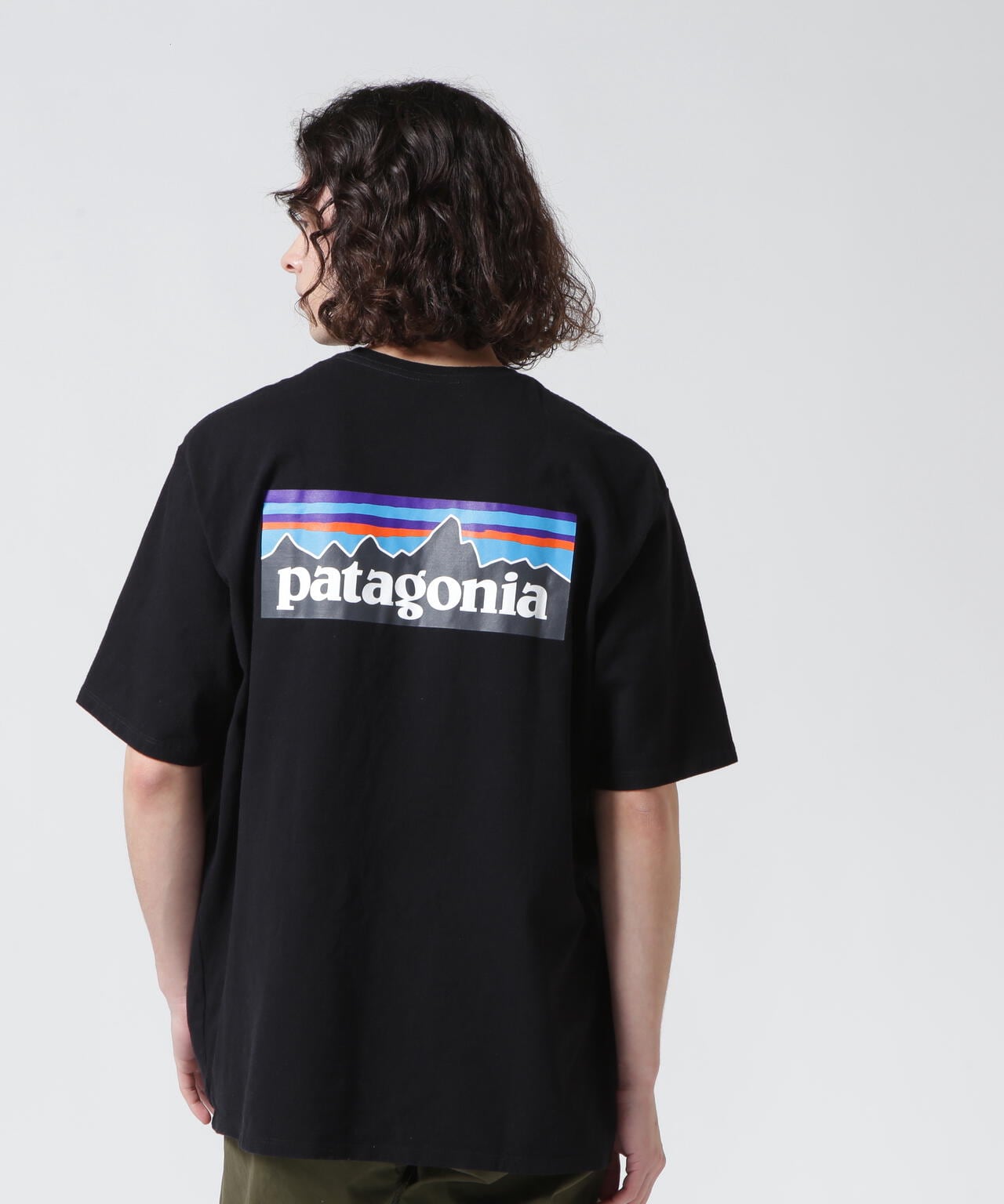 patagonia Tシャツ P-6 LOGO ブラック S パタゴニア