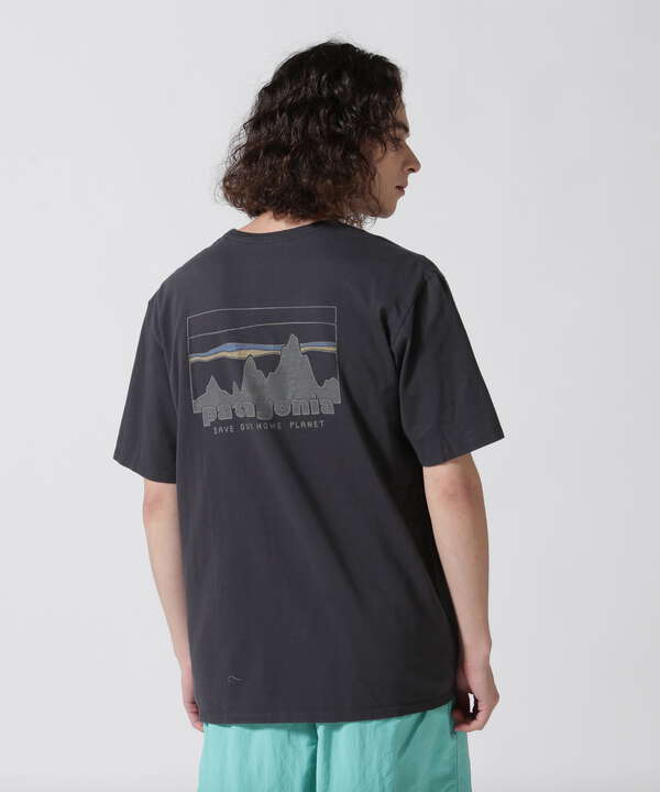 【新品未使用】 patagonia パタゴニア Tシャツ 半袖 73 スカイライン オーガニック Tシャツ MENS 73 SKYLINE ORGANIC T-SHIRT 37534 【Lサイズ/GARDEN GREEN】