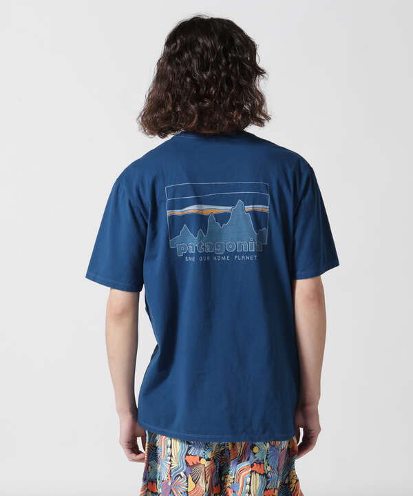 【新品未使用】 patagonia パタゴニア Tシャツ 半袖 73 スカイライン オーガニック Tシャツ MENS 73 SKYLINE ORGANIC T-SHIRT 37534 【Sサイズ/GARDEN GREEN】