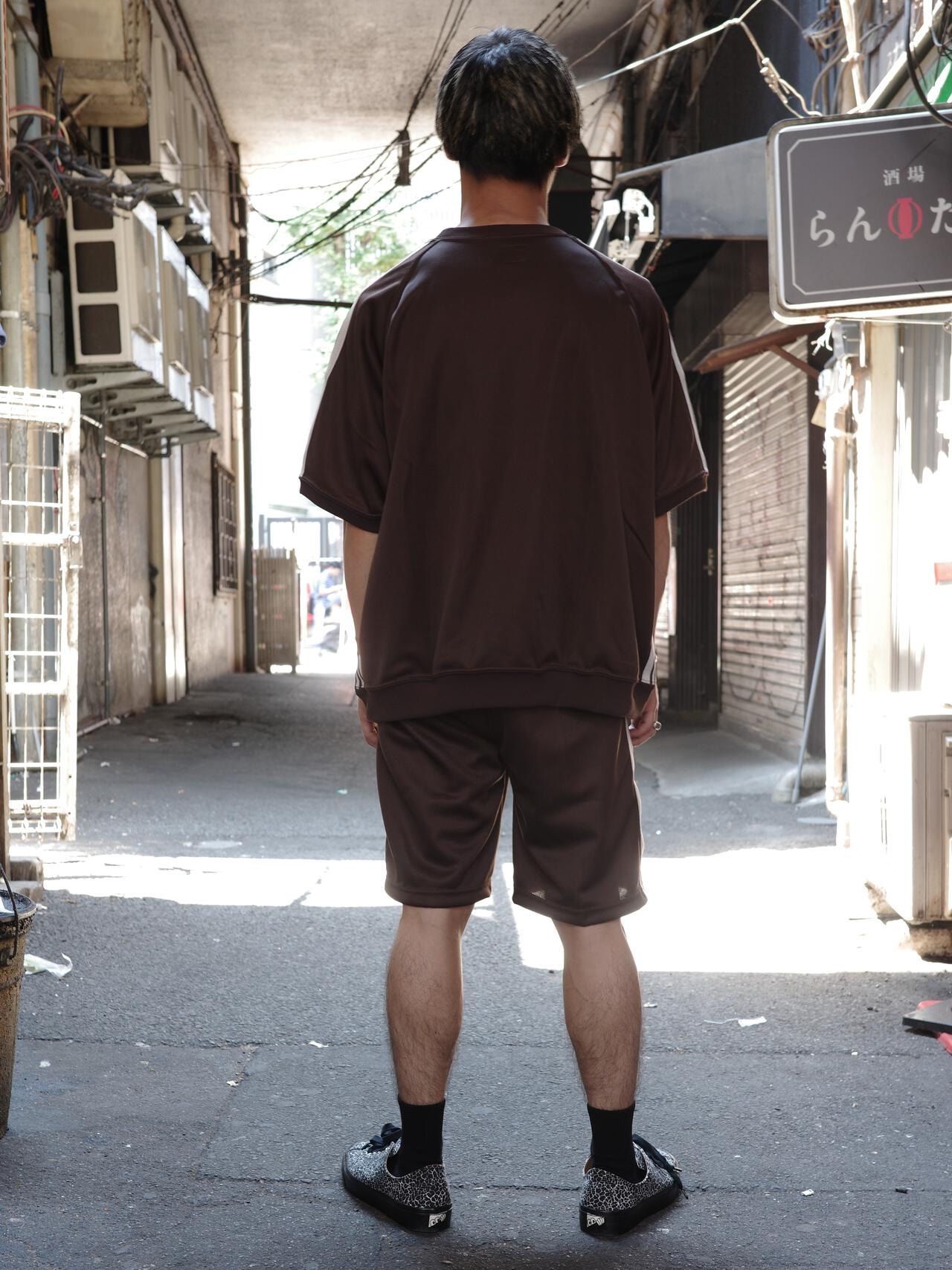 Needles/ニードルズ 別注 TRACK CREW T-Shirt 別注トラッククルーＴ