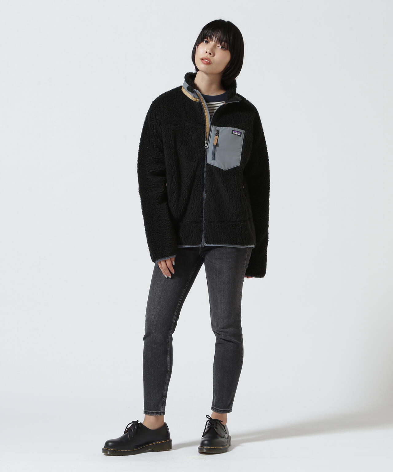 大量入荷 子供服 パタゴニア Patagonia フリース キッズ冬物 ブラック