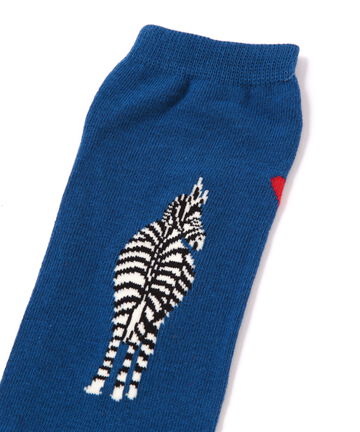 BOHEMIANS/ボヘミアンズ　LOVE ZEBRA SOCKS ラブゼブラソックス