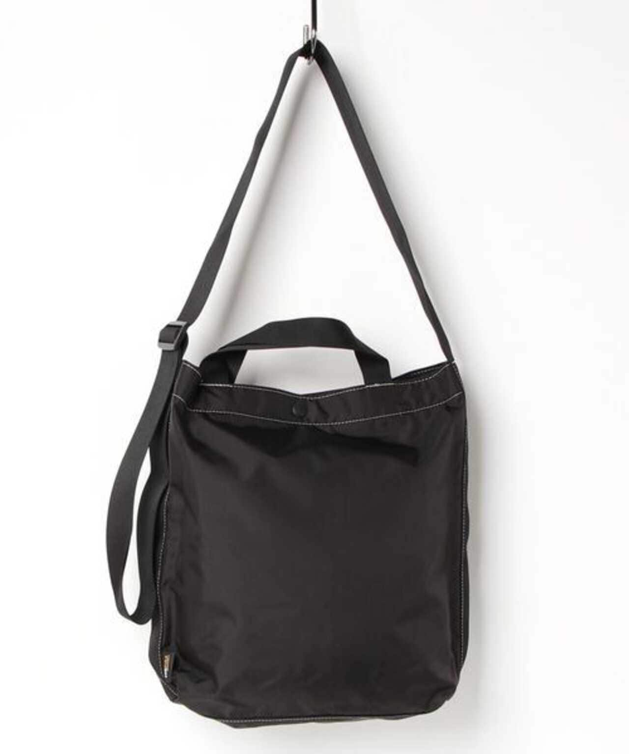 and wander/アンドワンダー CORDURA logo tote bag medium コーデュラ