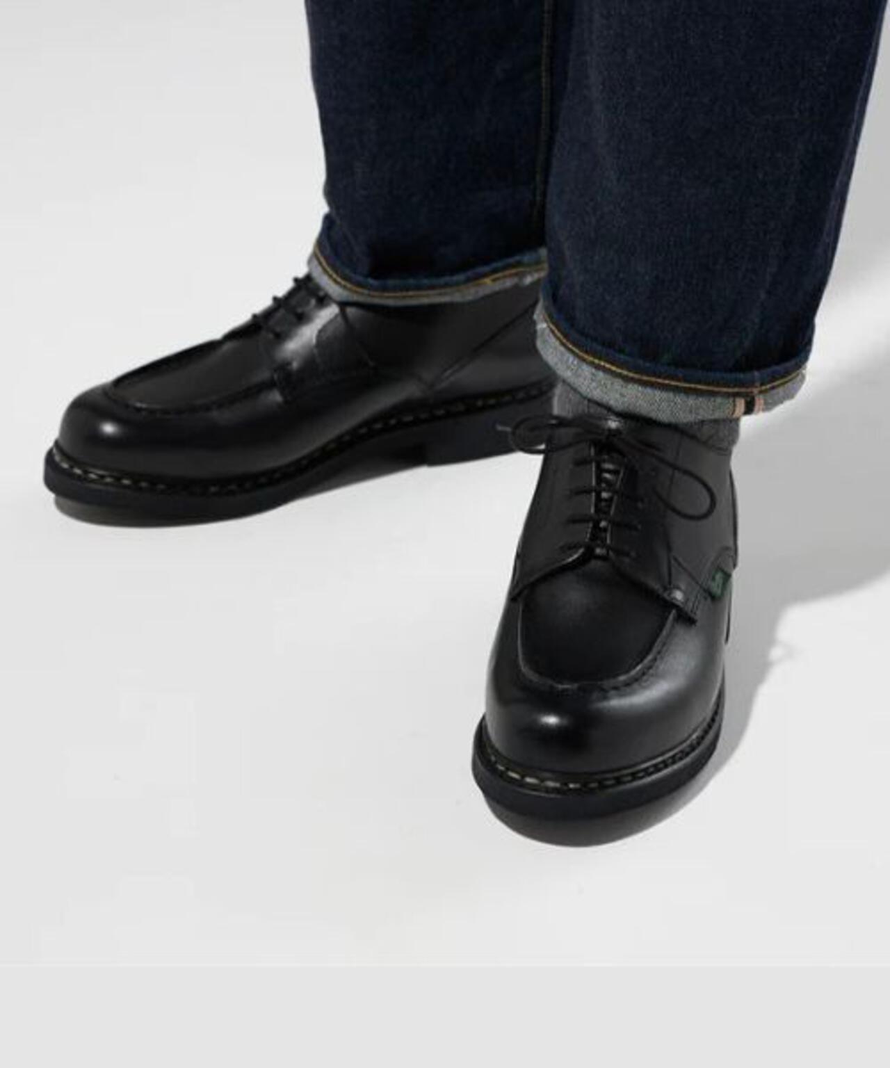 Paraboot CHAMBORD シャンボード ブラックNOIREサイズ:7F - ドレス