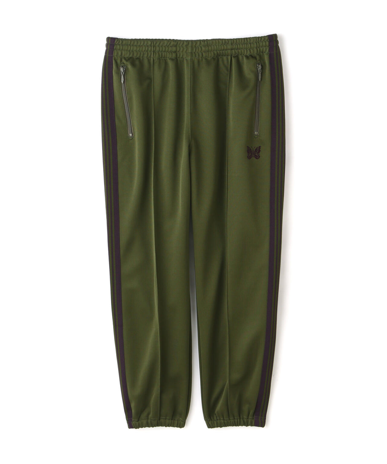 Needles/ニードルズ ZIPPED TRACK PANT - POLY SMOOTH | BEAVER 