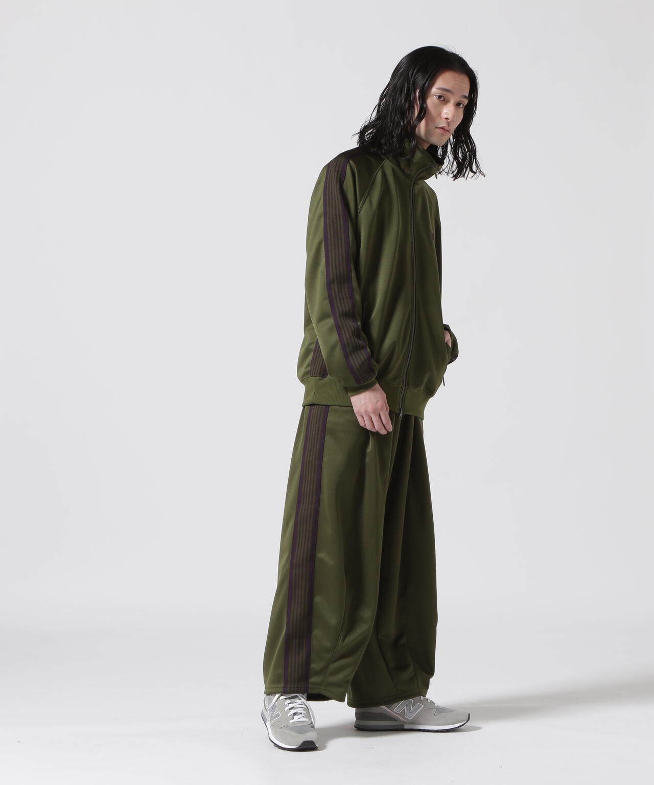 Needles／ニードルズ H.D. TRACK PANT - POLY SMOOTH | BEAVER 