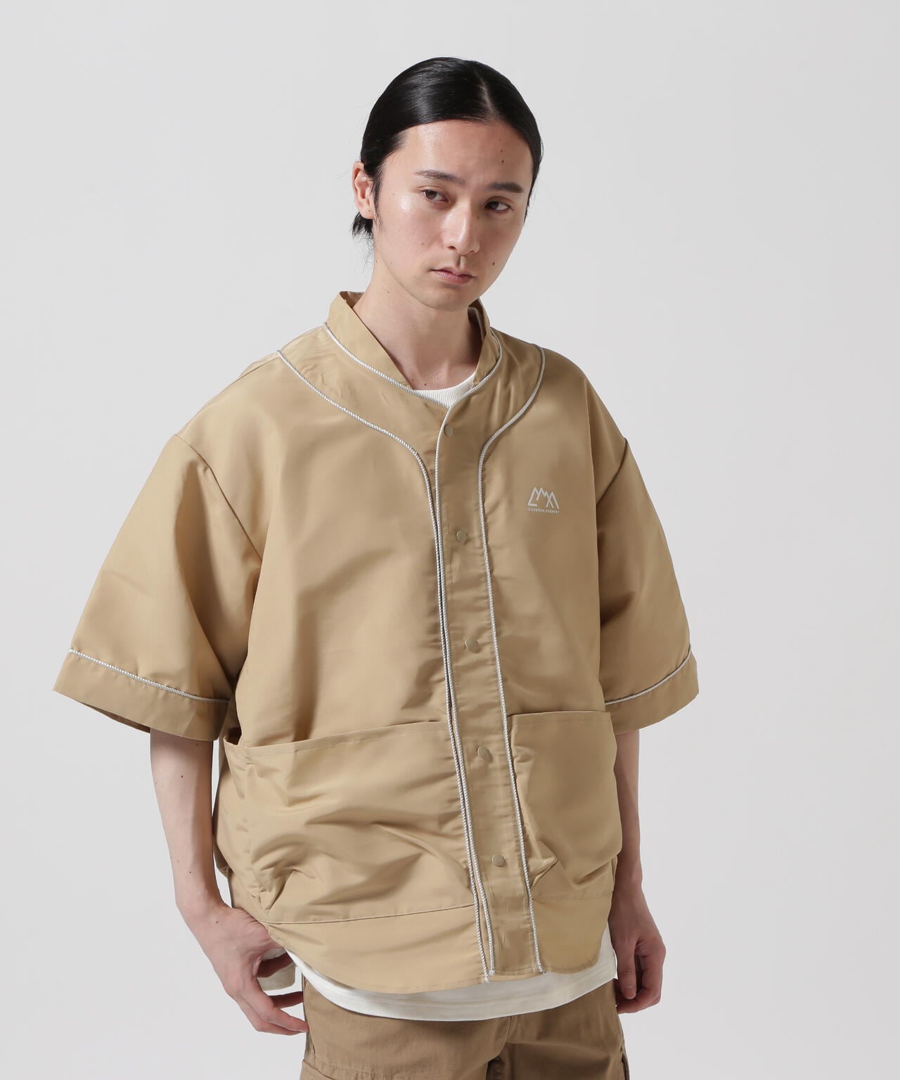 CMF OUTDOOR GARMENT  別注MILITARY BB SS SHIRT