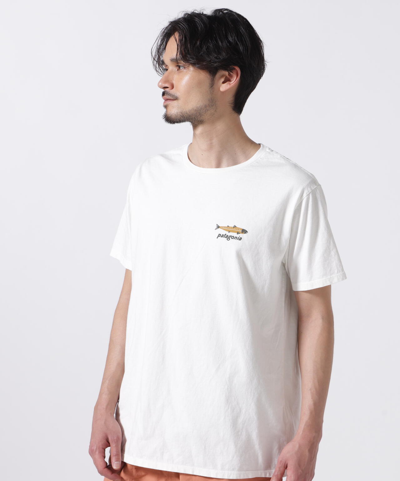 patagonia organic cotton リバーニジマス柄シャツ☆美品 [値引き相談