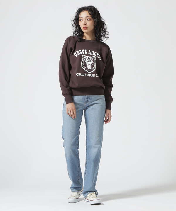 MIXTA/ミクスタ 'URSUS ARCTOS' CREW NECK SWEAT RAGRAN