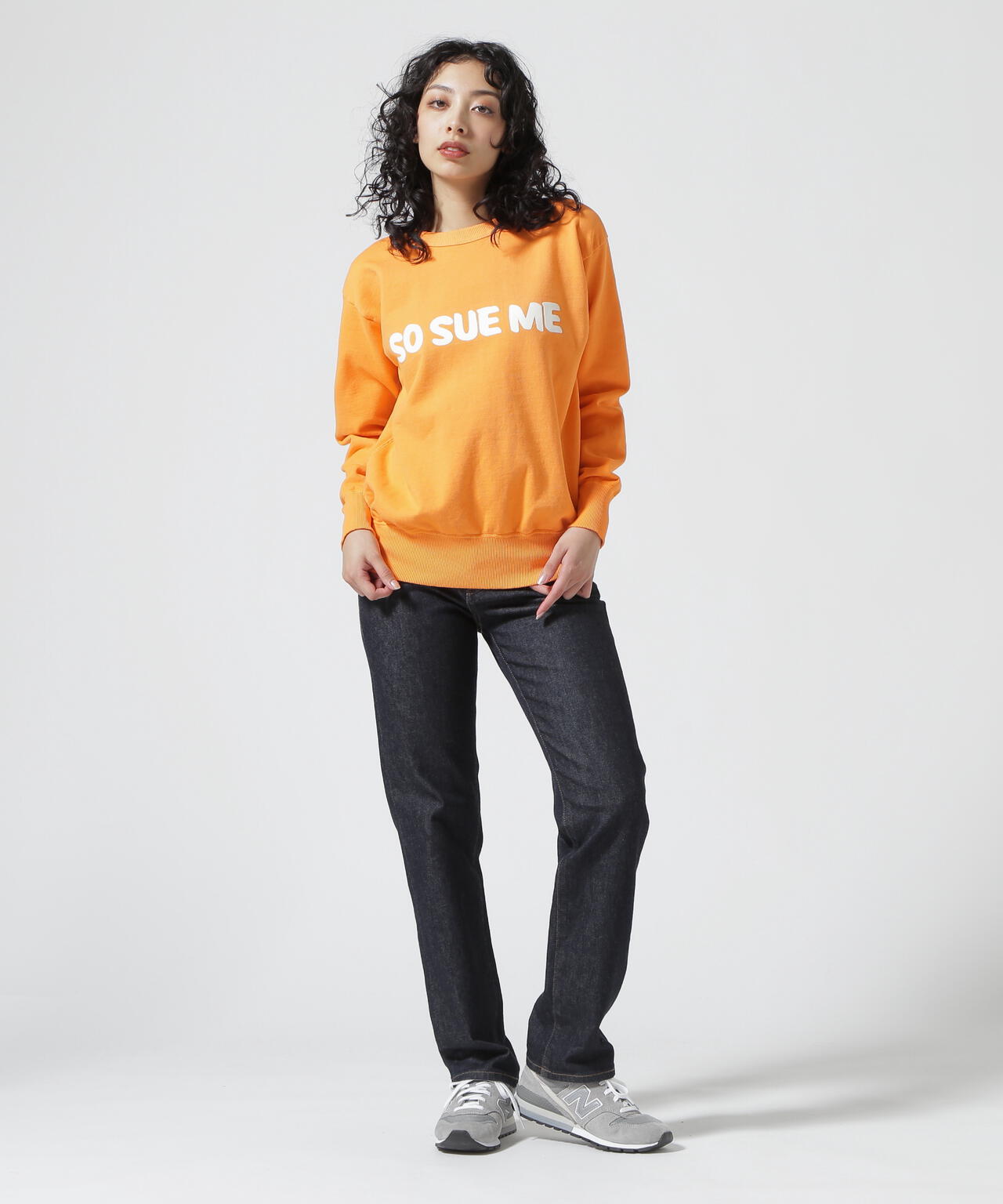 MIXTA/ミクスタ 'SO SUE ME'CREW NECK SWEAT SET IN スウェット