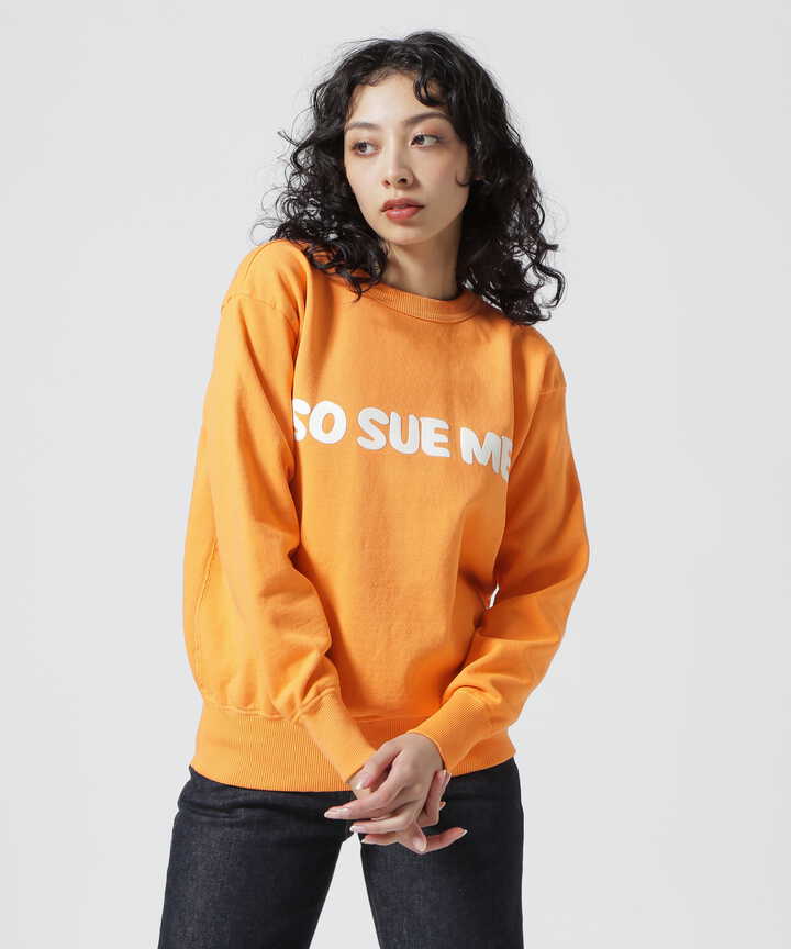 MIXTA/ミクスタ 'SO SUE ME'CREW NECK SWEAT SET IN スウェット