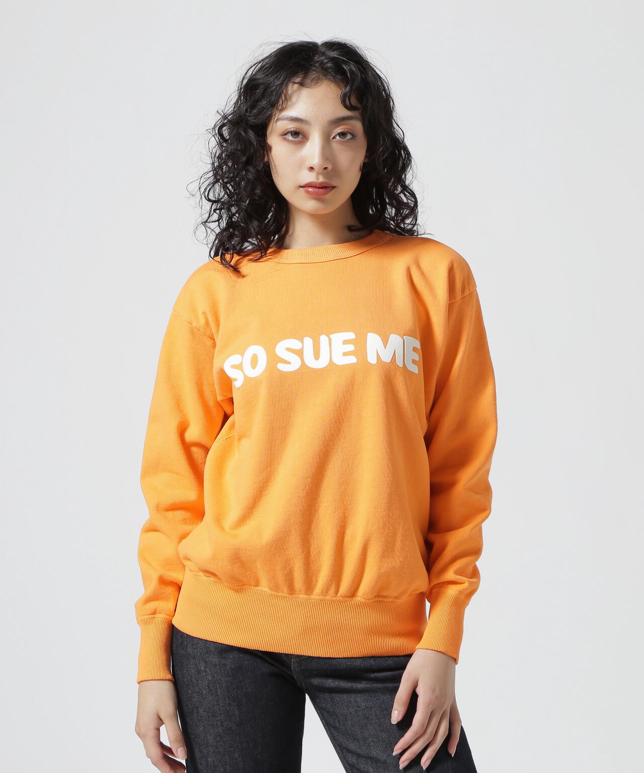 MIXTA/ミクスタ 'SO SUE ME'CREW NECK SWEAT SET IN スウェット