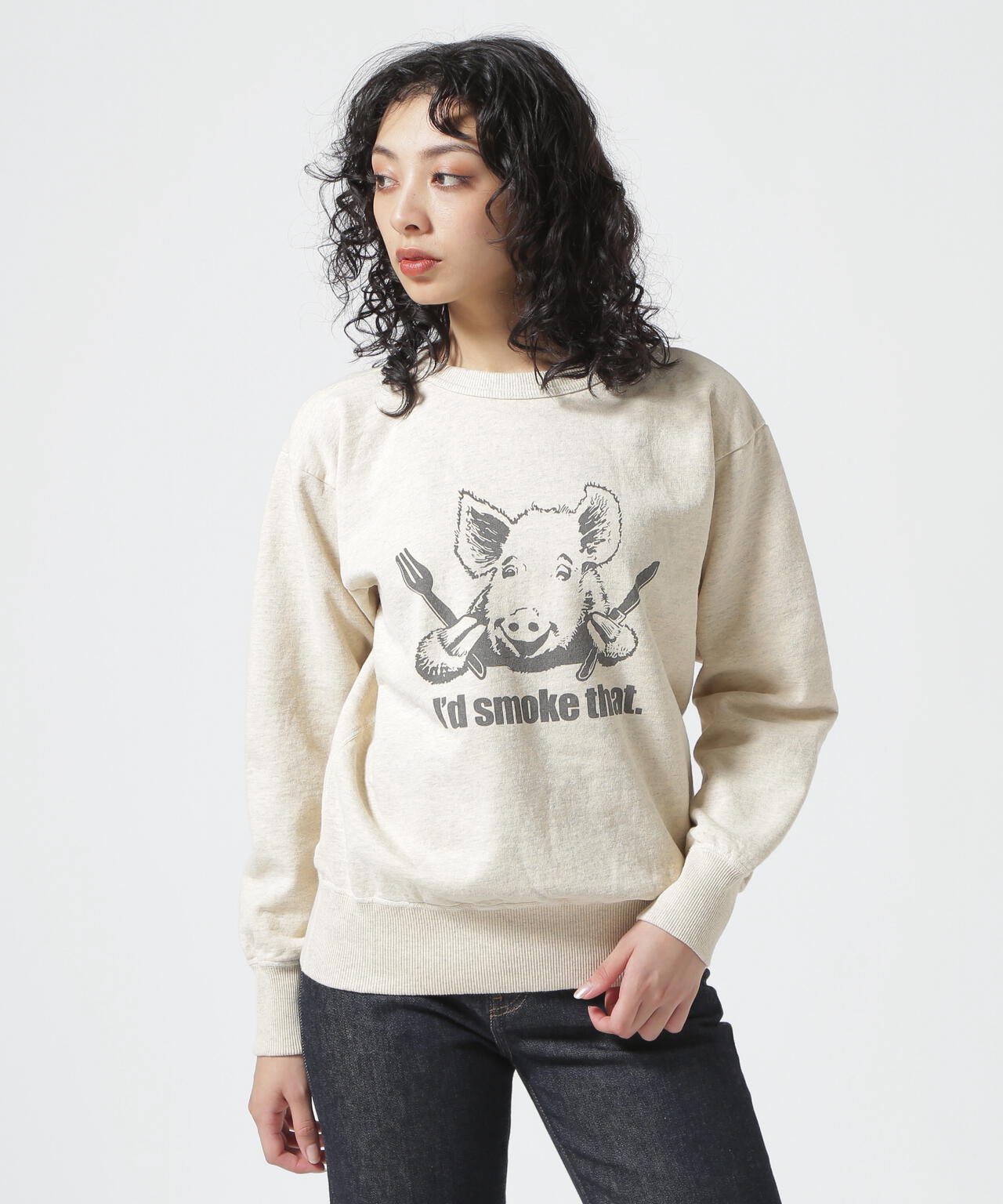 MIXTA/ミクスタ 'BBQ' CREW NECK SWEAT SET IN スウェット | BEAVER