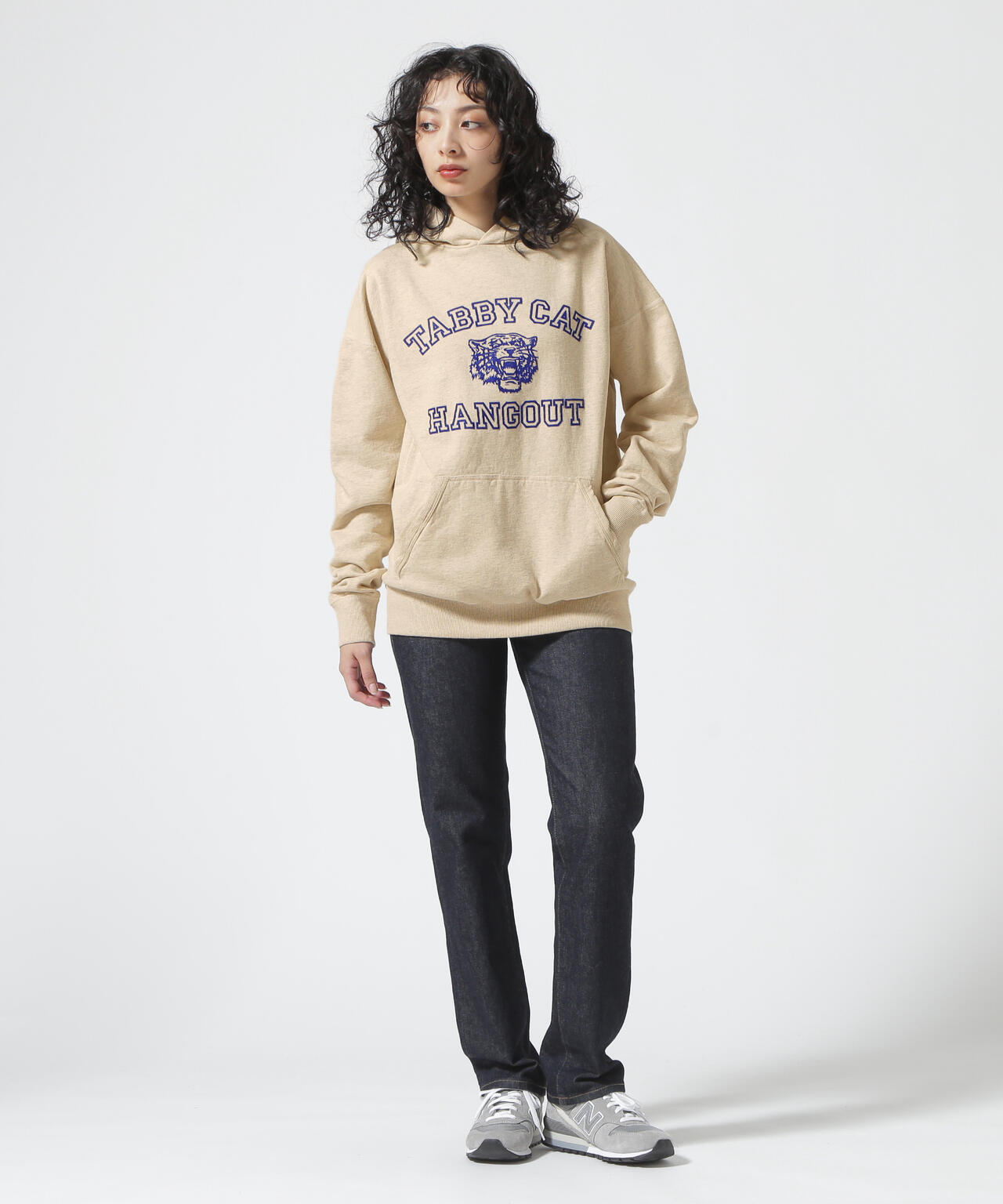 MIXTA/ミクスタ 'TABBY CAT HANGOUT' HOODIE スウェットパーカー 