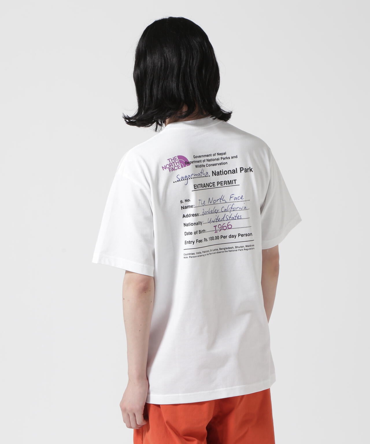 THE NORTH FACE  S/S Entrance Permission Tee